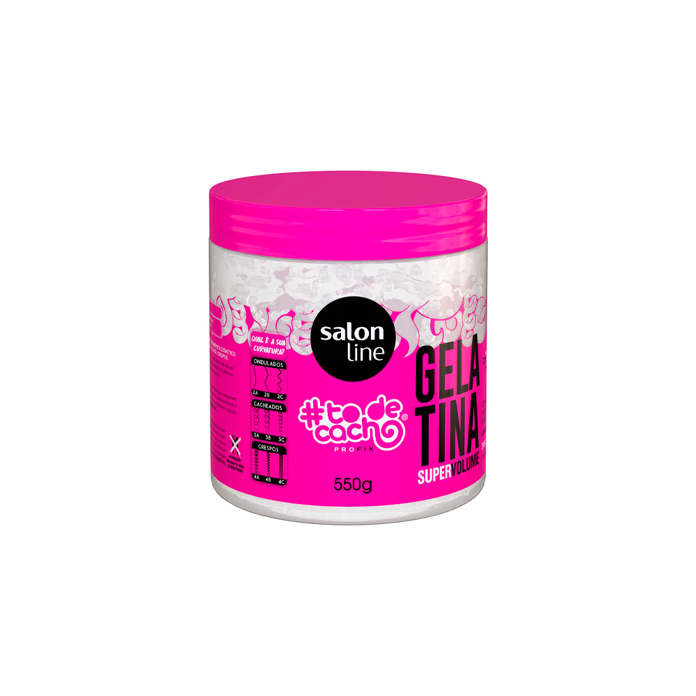 Salon Line Gelatina Capilar #todecacho: Super Volume (550g)